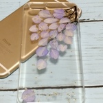 在庫処分 セール♪ 押し花 ケース flower case 【iphone 対応】 F12