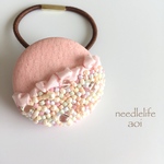 pastel×pastel〜刺繍ヘアゴム