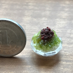 ミニチュア抹茶かき氷
