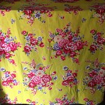 台湾・客家花布a（黄）50cm単位