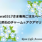 （1538）『cyara0317さま専用ご注文ページ』☆天然石のチャーム☆SUS316L(^^♪