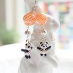 パンダの赤ちゃん誕生おめでとうピアス（１／５）