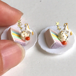 ユニコーン★レインボースポンジカットケーキ★