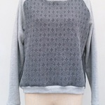 sealフラワー☆キルトラグラン　グレー　M（フリー）