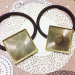  しかくのヘアゴム付台座セット