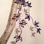 ＊アイビー＊　４５ｃｍ～５０ｃｍ　１本　（在庫　バイオレット　１本　ピンク　０本）