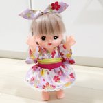 ★送料無料★オーダー メルちゃん♡浴衣ドレス5点セット