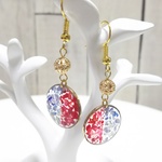 【再販】レッド&ブルー＊ピアス