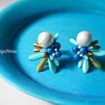 secret garden <Provence>イヤリング/チタンポストピアス