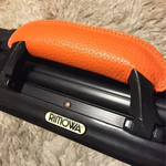 リモワ RIMOWA 専用 革 レザー ハンドル カバー イタリアンレザー エルメス オレンジ