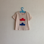 ドライブTシャツ 100㎝ こどもでざいんじょ 紅茶染め