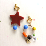 星のアシメイヤリング