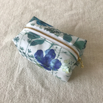 リバティのお化粧ポーチ＊イルマ＊ブルー
