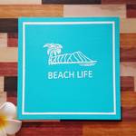 beach life ウッドボード