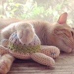噛み癖のある猫ちゃんにも＊ウミガメ＊ベージュ＊受注製作