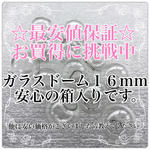 [30個]ガラスドーム16ｍｍ 素材 ダンボール発送