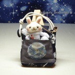 宇宙のミニポーチ★宇宙飛行士のうさぎちゃん