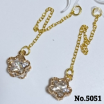 ひと粒ジルコニア極細チェーン ピアス/ノンホールピアス/イヤリング