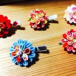 和風ヘアクリップピン