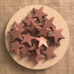 16pcs Handmade* 資材 B-122 matte stars