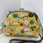 オシャレ猫ちゃん♡がま口ショルダーバッグ