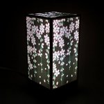 【受注製作】和風テーブルライト　しだれ桜内柱縦長　 ■□基本送料無料□■