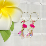 大人気♡フラミンゴピアス