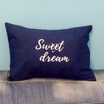 sweet dream PILLOW CASE [NAVY]