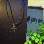 ”Metal Cross" Code necklace 約40cm