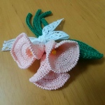 カラーの花束コサージュ (ピンク)