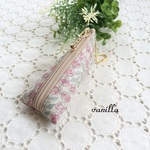 【送料無料♪】＊リバティ　SleepingRose　シャチハタテトラポーチ＊