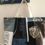 K様ご予約Girl ＆armor Denim stacked 28bricks up tote bag計3点