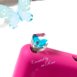 再販×3＊”Blue Butterfly ブルーバタフライ” イヤホンジャック
