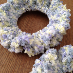 編みシュシュ    あじさい