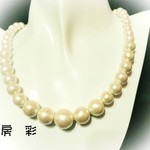 コットンパールのネックレス（プリンセスタイプその２）