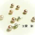再々販!! ＡＡＡランク・ピンクパープルのプチピアス・ノンホール樹脂ピアス