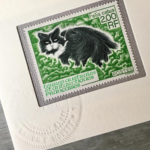 ちいさなartmuseum　france　stamp