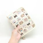 B6サイズの手帳・ブックカバー（ワイド）「怪にゃん二十一面相♪」