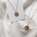 14kgf maria Coin necklace