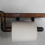 インダストリアル　水道管パーツ　トイレットペーパーホルダー（P-４５）