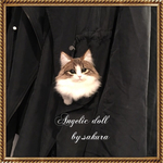 ノルウェージャンフォレストキャット ブローチ 羊毛フェルト 猫