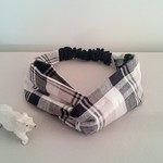 ✨sale✨ヘアバンド    タータンチェック(ブラック)