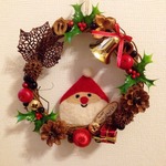 【thanks sale】Christmas wreath♡Big Santa!