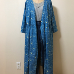 鳥カシュクールワンピース**綿