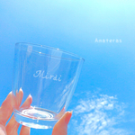 名入れ♡シンプルグラス∗︎*ﾟ