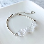 天然石 クリスタルクォーツブレスレット