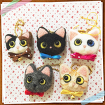 猫ちゃんフェイスストラップ