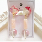 一点もの🌟おおぶり和柄の浴衣ピアス♪summer collection