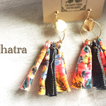 新作♡Hawaiian pink＊タッセルイヤリング♡
