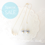 set▷simple necklace & pierce